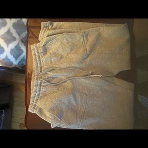 Gray sweat pants